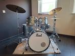 Drumstel Pearl 5-delig met 3-delige Sabian bekkenset - Zo go, Muziek en Instrumenten, Ophalen, Zo goed als nieuw, Pearl
