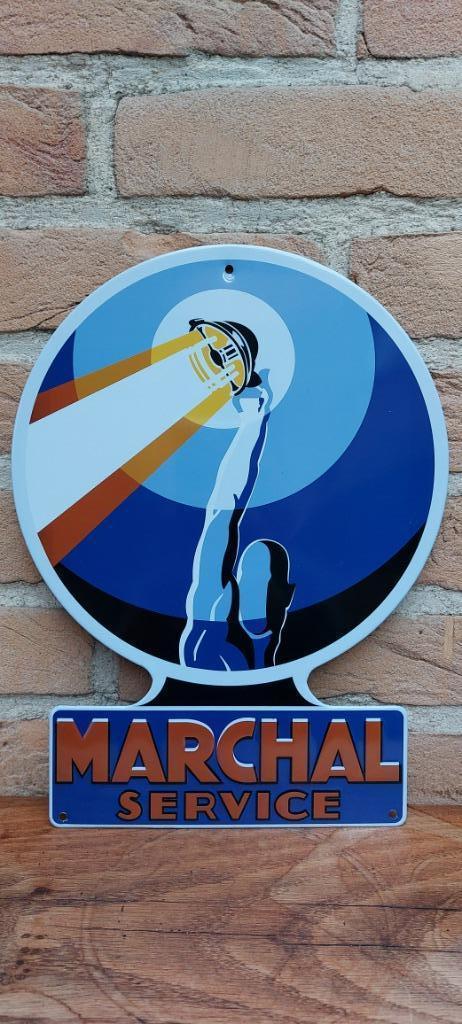 Metalen reclamebord SEV Marchal, Verzamelen, Automerken, Motoren en Formule 1, Nieuw, Auto's, Ophalen of Verzenden