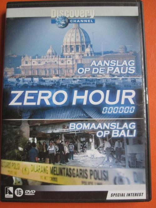 Zero Hour - Aanslag op de Paus + Bomaanslag op Bali, Cd's en Dvd's, Dvd's | Documentaire en Educatief, Zo goed als nieuw, Politiek of Geschiedenis