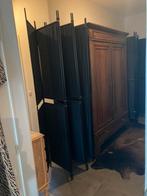 Kamerschermen zwart 7,5 meter in totaal, als nieuw!, Huis en Inrichting, Woonaccessoires | Kamerschermen, Ophalen