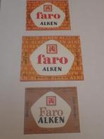 oude bieretiketten Faro Alken, Verzamelen, Biermerken, Ophalen of Verzenden, Zo goed als nieuw, Overige typen, Overige merken