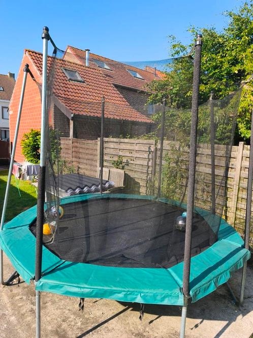 trampoline, Kinderen en Baby's, Speelgoed | Buiten | Trampolines, Gebruikt, Ophalen
