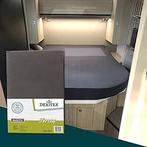 Queensbed/Eilandbed Jersey hoeslaken - wit, lichtgrijs of