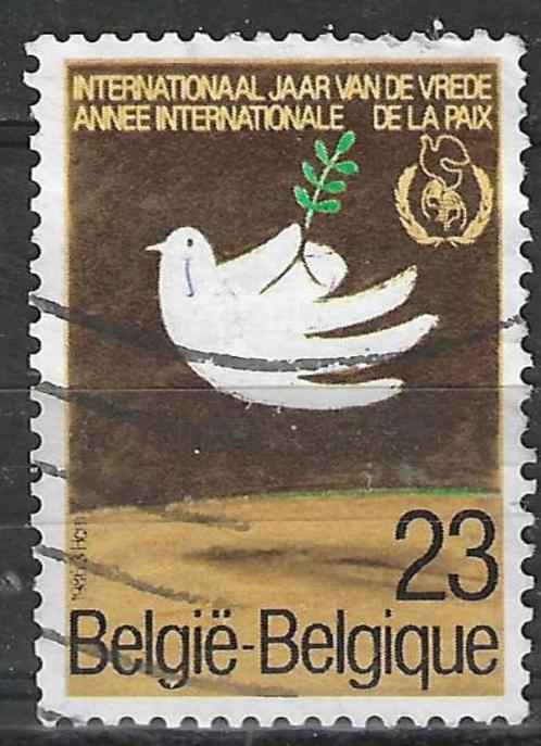 Belgie 1986 - Yvert 2204 /OBP 2202 - Jaar van de Vrede (ST), Postzegels en Munten, Postzegels | Europa | België, Gestempeld, Gestempeld