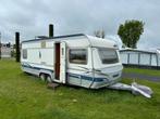 Fendt avec une place fixe au camping ter hoeve Bredene, Caravanes & Camping, Caravanes résidentielles