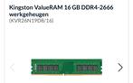 Kingston ValueRAM 16 GB DDR4-2666 desktop-werkgeheugen, Computers en Software, RAM geheugen, Verzenden, DDR4, Nieuw, Desktop