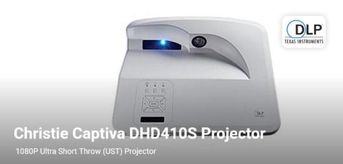 Christie Captiva DHD410S 1DLP ultra-short-throw laser, Audio, Tv en Foto, Beamers, Zo goed als nieuw, DLP, Full HD (1080), Ophalen