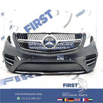 W447 VOORBUMPER V KLASSE AMG A4478851000 BUMPER COMPLEET ZWA beschikbaar voor biedingen