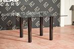 Brentano glazen eettafel van Zanotta (EMAF Progetti, ’80s), Ophalen, Gebruikt, 100 tot 150 cm, Vierkant