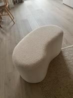 Poef organische vorm teddy stof bouclé, Ophalen, Zo goed als nieuw, Stof