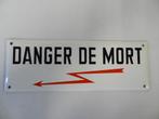 Plaque émaillée Danger de mort (1), Enlèvement ou Envoi