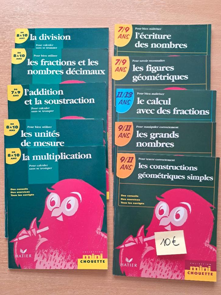 Mini-chouette math - Manuel scolaire math, Livres, Livres scolaires, Comme neuf, Mathématiques A, Primaire, Enlèvement