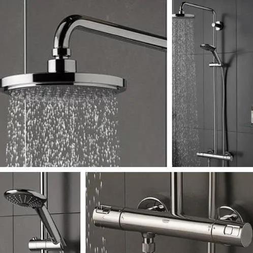 ✅ Colonne de douche GROHE TEMPESTA 250 & CUBE avec mitigeur, Doe-het-zelf en Bouw, Verwarming en Radiatoren, Nieuw, Ophalen