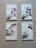 4 x emaille bord marsupilami emaillerie belge, Antiek en Kunst, Ophalen of Verzenden