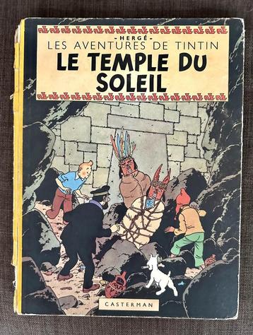 Hergé - Tintin '' Le Temple du Soleil " EO 1949 disponible aux enchères