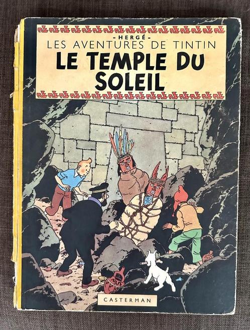 Hergé - Tintin '' Le Temple du Soleil " EO 1949, Livres, BD, Utilisé, Une BD, Enlèvement