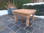 Volledig massief eiken bijzet/salontafeltje. Geluchtgomd., Ophalen of Verzenden, Hout