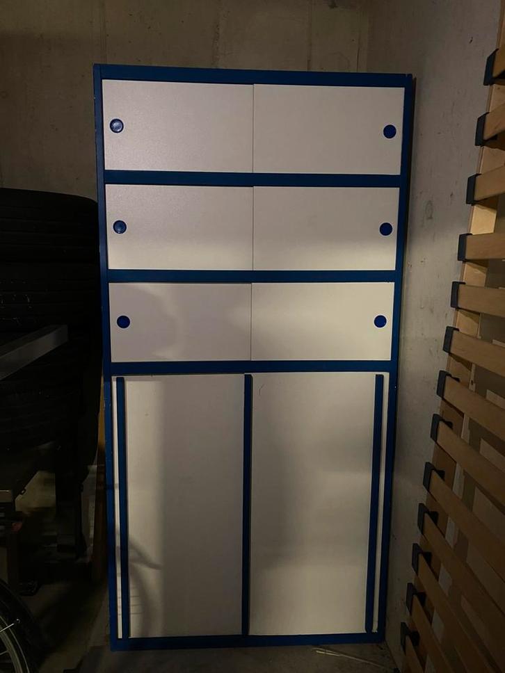 Lot van 1 kewlox kast en aparte kewlox-onderdelen, Huis en Inrichting, Kasten | Lockerkasten, Gebruikt, Ophalen