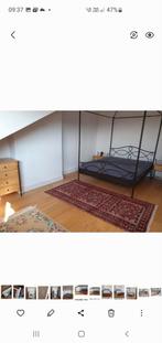 Bedbed/slaapkamer: massief smeedijzer 160x200+boxspring, Ophalen of Verzenden, Zo goed als nieuw