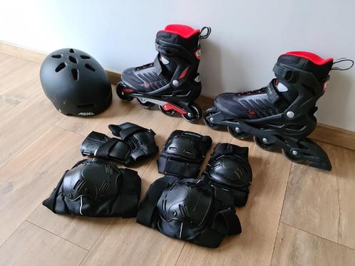 Rollerblade Inlineskates - Maat 42.5 - Mannen - zwart/rood/g, Sports & Fitness, Patins à roulettes alignées, Neuf, Rollers 4 roues en ligne