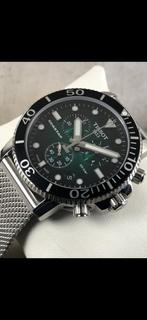 Tissot Seastar 1000 Chronograph vert/noir 45,5 mm – NEUF, Bijoux, Sacs & Beauté, Montres | Hommes, Autres marques, Acier, Acier