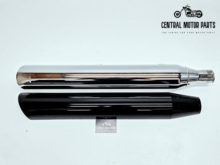 Chromen Demper + zwart hitteschild Sport Glide 2018-2024, Motoren, Onderdelen | Harley-Davidson, Nieuw, Ophalen of Verzenden