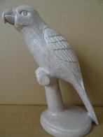 Stenen beeld papegaai of beeld kaketoe 21cm serpentijn steen, Antiek en Kunst, Ophalen of Verzenden