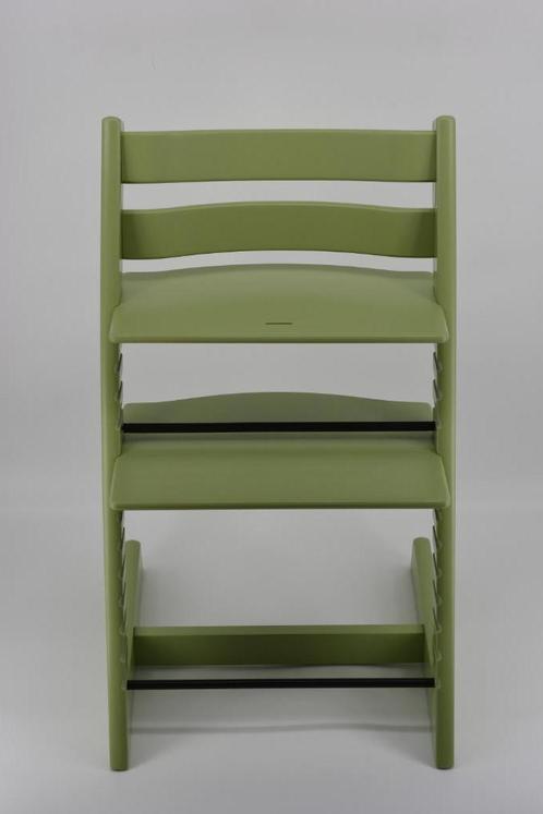 Moss Green | Fauteuil Trip Trap Trip Trip de Stokke Trip, Enfants & Bébés, Chaises pour enfants, Comme neuf, Chaise évolutive