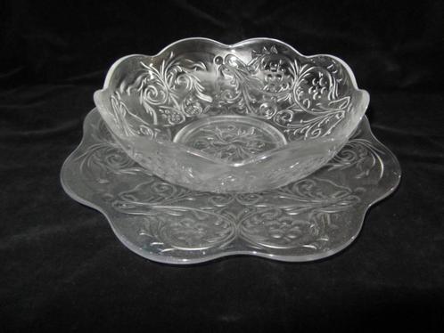 Val-Saint-Lambert: kristallen fruitboom, bloemendecoratie!, Antiek en Kunst, Antiek | Glaswerk en Kristal, Ophalen