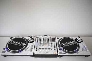 2 sl1200 + DJM800 Blanches beschikbaar voor biedingen
