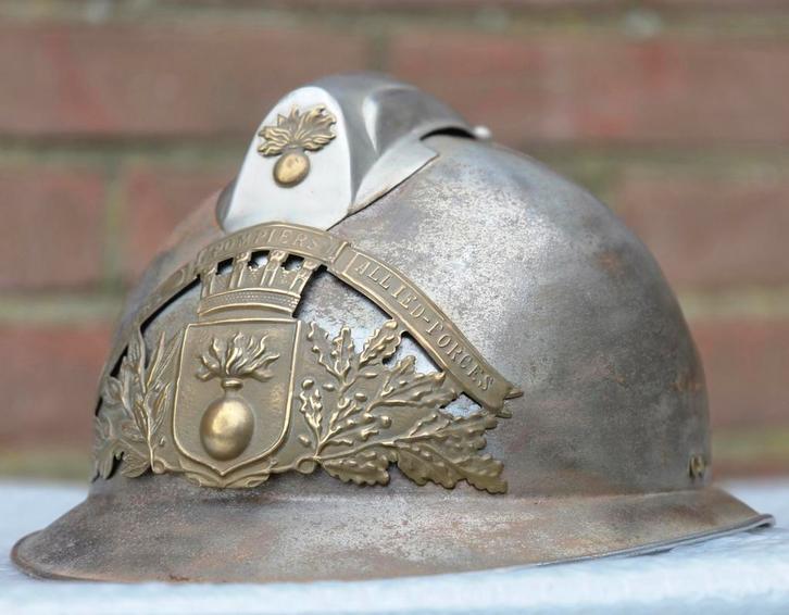 Casque de sapeurs-pompiers français Pompier Allied Force, Collections, Objets militaires | Général, Enlèvement ou Envoi