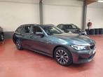 BMW 318 dA Touring + E6d + 1/2 CUIR SPORT + CAM, Auto's, Automaat, 1995 cc, Euro 6, Zilver of Grijs