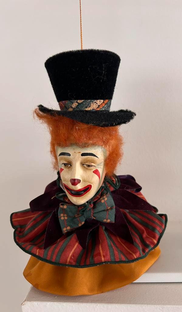 Vintage circus clown - Katherine’s Collection, Diversen, Kerst, Zo goed als nieuw, Ophalen of Verzenden