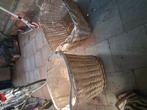 mand voor hout of voor bloemen in te zetten ., Ophalen, Gebruikt, Hout