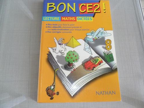 livre Bon CE2 (lecture - maths - dictée), Boeken, Schoolboeken, Zo goed als nieuw, BSO, Ophalen of Verzenden