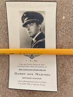 Le capitaine aviateur de BP BARON DEL MARMOL est décédé le 4, Collections, Images pieuses & Faire-part, Enlèvement ou Envoi, Image pieuse