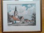 2 aquarellen Herman Verbaere, 10 euro /stuk, Antiek en Kunst, Kunst | Schilderijen | Klassiek, Ophalen
