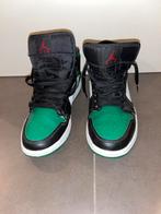 Nike Air Jordan 1 Mid Green Toe 41, Enlèvement ou Envoi, Air Jordan, Comme neuf, Baskets
