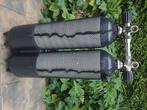 Duikfles - Dubbelset 2 x 7 liter 230 bar - Gekeurd, Watersport en Boten, Duiken, Ophalen, Zo goed als nieuw, Duikfles