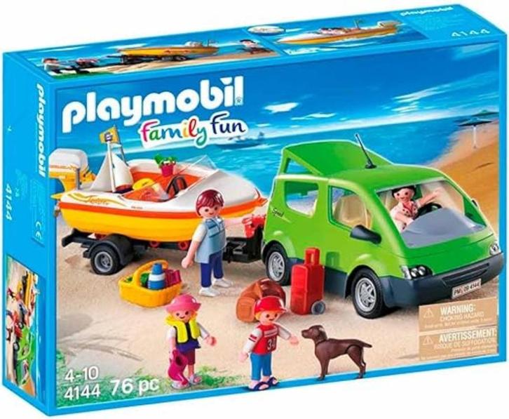 Playmobil auto met boot en aanhanger SNELLE GRATIS LEVERING, Kinderen en Baby's, Speelgoed | Playmobil, Nieuw, Complete set, Verzenden