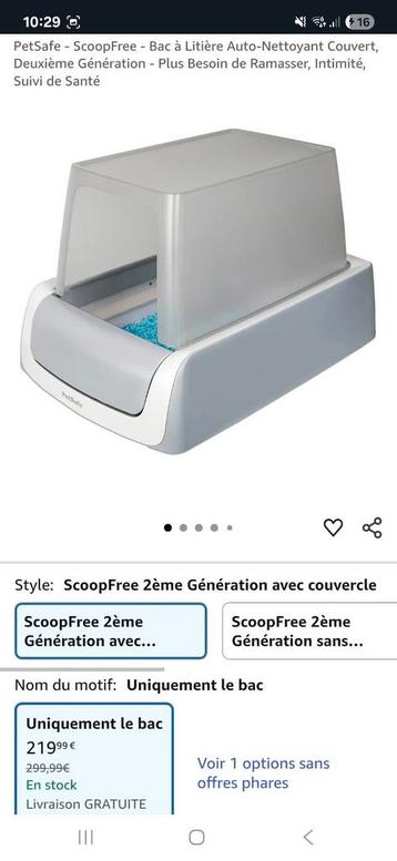 Litière automatique Petsafe beschikbaar voor biedingen