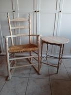 Schommelstoel met tafeltje, Antiek en Kunst, Ophalen