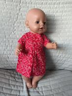 403. Babyborn: Nieuw rood jurkje met vogeltjes, Ophalen of Verzenden, Nieuw, Babypop