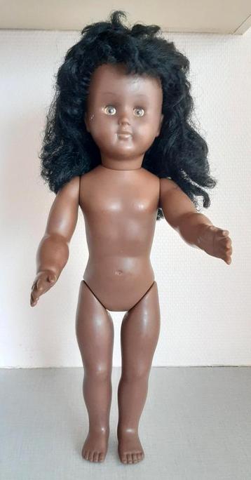 Afro zwarte vintage pop golvend haar unica belgium 45 cm / 1 beschikbaar voor biedingen