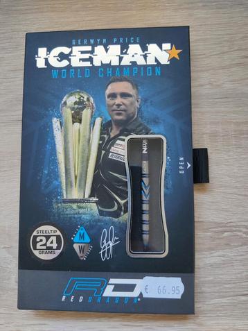 Ice man 24 gram, Sport en Fitness, Darts, Ophalen, Zo goed als nieuw
