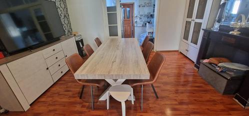 „Moderne eet- en woonkamerset, Huis en Inrichting, Complete eetkamers, Zo goed als nieuw, 4 tot 6 stoelen, Ophalen