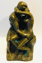 Auguste Rodin Le Baiser De kus bronzen miniatuur reproductie, Antiek en Kunst, Ophalen of Verzenden