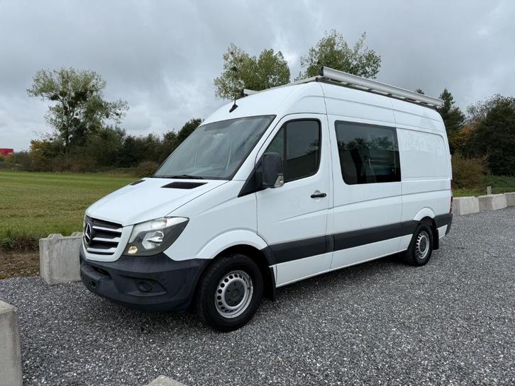 Mercedes Sprinter 165CH **7Places Double cabine**, Auto's, Bestelwagens en Lichte vracht, Bedrijf, Te koop, Used 1. Bestelwagens met ervaring.