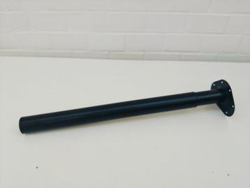 Verstelbare tafel-/meubelpoot zwart – 60 tot 78 cm beschikbaar voor biedingen