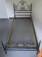 Lit en fer forgé + sommier à donner, Ophalen, Gebruikt, Eenpersoons